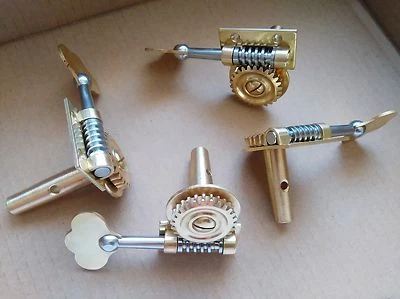 High Quality Brass Double bass Separate Peg Brass 4pcs 3/4 to 4/4 size 1101# - Image 1 of 4