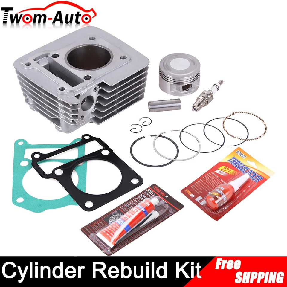 Kit de reconstrução de extremidade superior de anéis de pistão cilindro Big Bore para Yamaha TTR125L 2000-2008 - Imagem 1 de 4