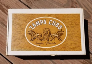 Rare Vintage TAMPA CUBS Gems 5 Cent Cigars Cigar Box - Picture 1 of 13