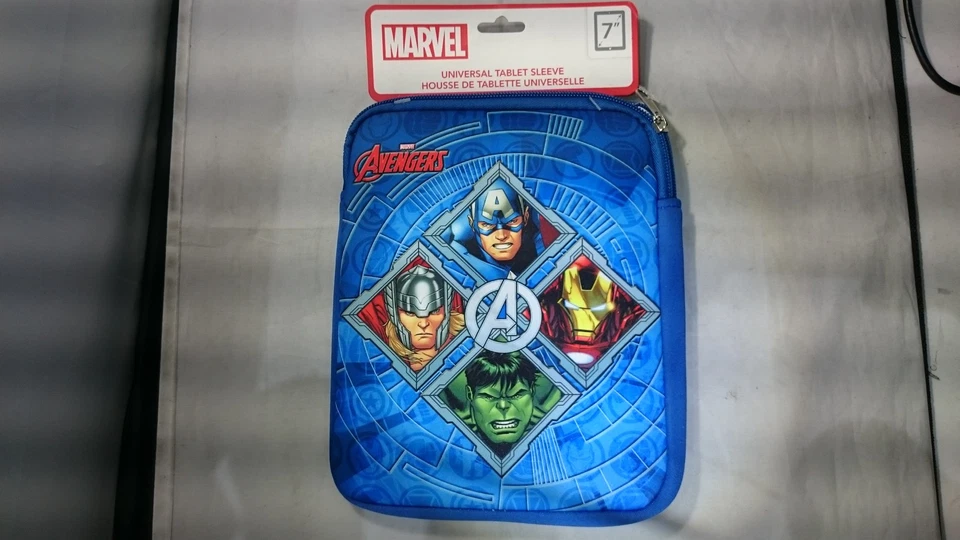 Marvel Avengers 7" Universal Tablet Sleeve Cover Holder Free Shipping - Image 1 of 1
