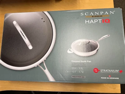 Scanpan HaptlQ - Sartén cubierta de 12 1/2" 6001103200 en caja de venta al por menor Foto 1 de 4