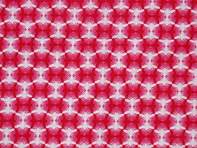 FANCY FLIGHT, Robert Kaufman, 100% org. cotton, Red/Pink/White, Half Yard (18in) - Image 1 of 4