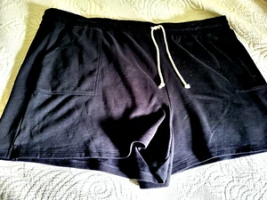 NWT - Sonoma High Rise Black Fleece Shorts - 4X - Picture 1 of 3