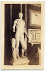 Cdv Roma Vaticano Statua Mercurio Foto Originale Sommer & Behles 1860C S1293