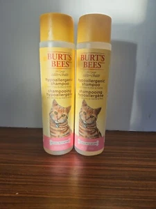 2 Burt'S Bees for Cats Hypoallergenic Shampoo with Shea Butter and Honey 10 oz - Picture 1 of 4