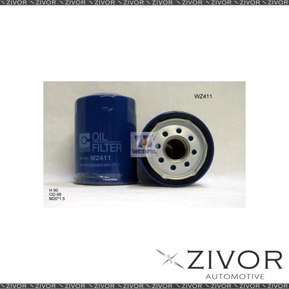 COOPER Oil Filter For Proton Satria 1.8L 09/99-2005 - WZ411  *By Zivor* - image 1 of 1