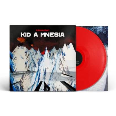 Radiohead Kid A Mnesia 3x RED VINYL LP Record 10 unreleased Amnesiac songs! NEW! - Image 1 of 4