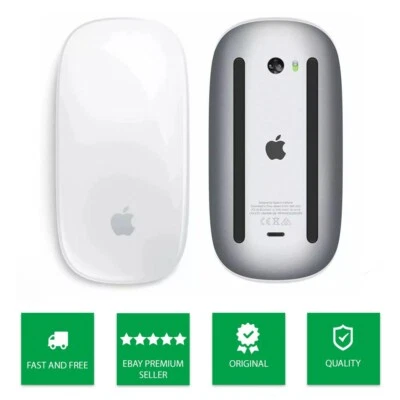 Genuine Apple Magic Mouse Bluetooth Rechargable A1657 Multi-Touch Surface - Image 1 of 3