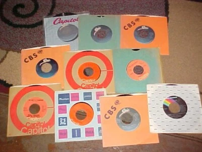 MERLE HAGGARD 45'S LOT Capitol 1970's COUNTRY Honky Tonk NOS Unplayed 45 CANADA - Image 1 of 2