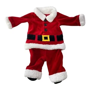 Baby Size Newborn One Piece Santa Costume Okie Dokie Red and White - Picture 1 of 4