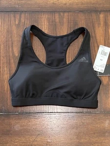 Adidas Schwarz Racerback Sport BH Gr. XS NEU Sport Activewear Medium Support - Bild 1 von 4