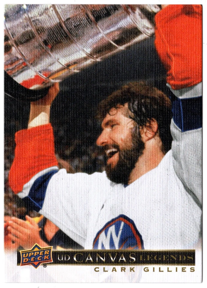 2020-21 SP Signature Edition Legends UD Canvas CLARK GILLIES C-74 N.Y. Islanders - Image 1 of 1