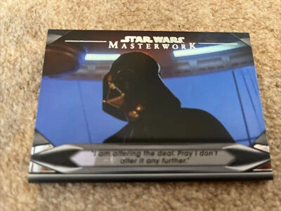 2021 Star Wars Masterwork: Dark Side Foil Parallel Card WDS-4 (297/299) - Image 1 of 2