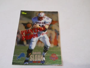 DAVID SLOAN /297 PRINTER'S PROOF PARALLEL DETROIT LIONS 1995 CLASSIC NFL DRAFT - Picture 1 of 2