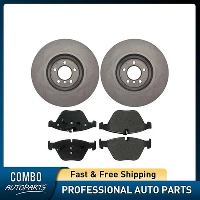 Juego de pastillas de freno de disco delanteras rotor de freno de disco para BMW 750Li 2006-2008 Foto 1 de 4