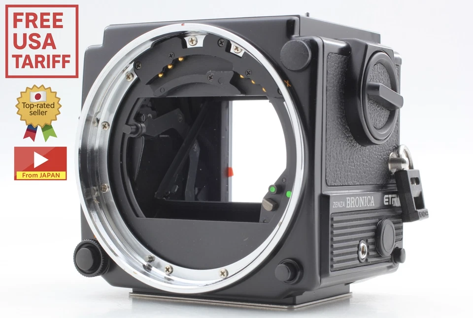 [Excelente COMO NUEVA] Cuerpo de cámara fotográfica de formato medio Zenza Bronica ETR Si ETRSi de JAPÓN Foto 1 de 4