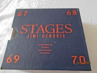 Jimi Hendrix Stages 4-CD Box Set Live in Atlanta, San Diego, Stockholm, Paris - Image 1 of 4