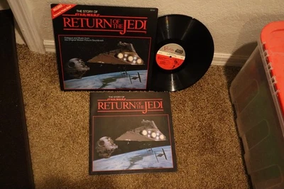 1983 STORY OF STAR WARS RETURN OF THE JEDI RECORD WITH BOOKLET NM VINYL ! - Image 1 of 4