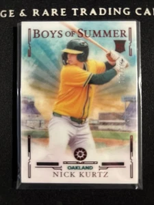 2025 Panini Boys of Summer Red /175 Nick Kurtz #40 Rookie RC - Bild 1 von 3