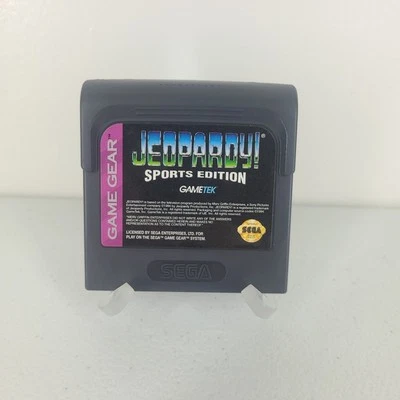 Jeopardy Sports Edition Sega Game Gear, 1994 Authentic Cartridge Only Tested  - Image 1 of 4