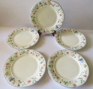 5 Villeroy & Boch W. Germany Mariposa 10 1/2" Dinner Plates - Picture 1 of 7