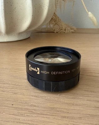 Opteka 10x Macro Close-Up Lens for 52mm Threaded Digital Camera Lenses - Image 1 of 4