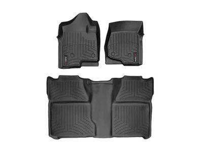 WeatherTech FloorLiner for 2008-2013 Chevrolet Silverado 1500 - Black - Image 1 of 4