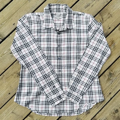 Burberry a cuadros abotonados juvenil talla L Foto 1 de 4