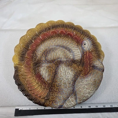 Plato para servir pavo Better Homes & Gardens 13 pulgadas Acción de Gracias BH02-056-299-05 Foto 1 de 4