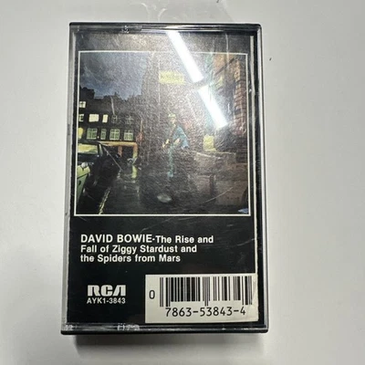 DAVID BOWIE The Rise and Fall of Ziggy Stardust Spiders Mars Cassette Tape RCA - Image 1 of 4