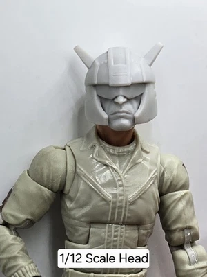 3d Printed CLIMBER CLIFF JUMPER HEAD 6" 1:12 Classified/Legends SCALE  - Image 1 of 2