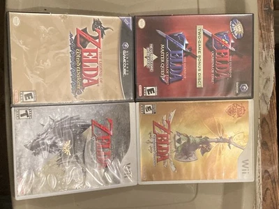 Legend Of Zelda 4 Games 2 GameCube 2 Wii - Image 1 of 4