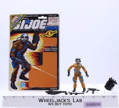 Frag-Viper V1 100 % completo con 34 tarjeteros 1989 G.I. Figura de colección Joe Hasbro Foto 1 de 4