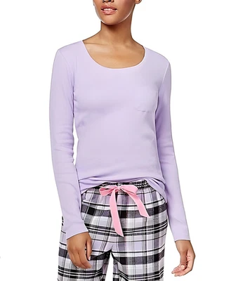 Jenni by Jennifer Moore Ladies Sleepshirt Long-Sleeve Easter Egg Purple Size M - Image 1 of 4