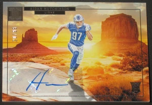Aidan Hutchinson 2022 Panini Impeccable Autograph Rookie Landscape (20/99) Lions - Picture 1 of 2