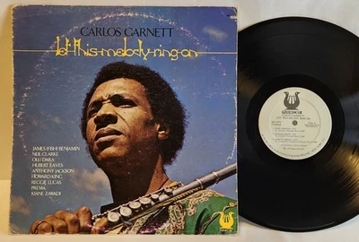 Carlos Garnett - Let This Melody Ring On LP - OG PROMO - Rare Jazz Funk - VG++ - Image 1 of 2