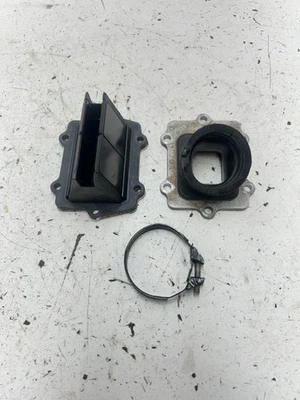 Bota de admissão 03 2003 Honda CR250R Cr 250 r 2 tempos V Force Reed gaiola borracha - Imagem 1 de 4