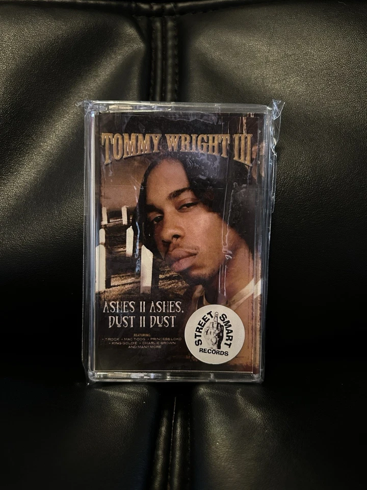 Tommy Wright III Ashes II Ashes, Dust II Dust Cassette Tape Memphis Rap - Image 1 of 4