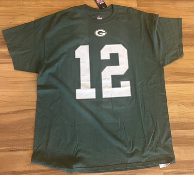 Camiseta para hombre Majestic Green Bay Packers #12 Aaron Rodger’s talla XL nueva. Foto 1 de 4