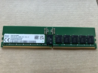 NEW - Hynix 32GB 1Rx4 PC5-4800 EC8 RDIMM DDR5-38400 ECC Server Memory RAM - Image 1 of 3