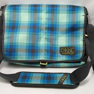 Dakine Valet Weekender Bag Crossbody Carry On Luggage Padded Blue Check 18"x13" - Picture 1 of 13
