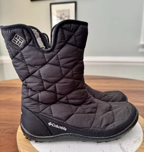 Bota Columbia para mujer Minx Slip II OH clima frío, talla 7,5 negra - Imagen 1 de 12