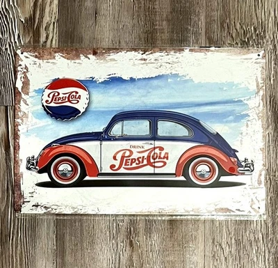 Pepsi Pepsi-Cola 8 x 12 Novelty Metal Sign New Shrink-wrapped - Image 1 of 2