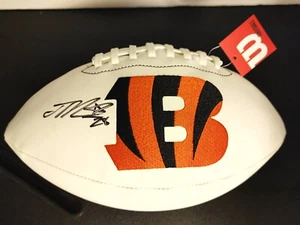 Joe Mixon Signed Cincinnati Bengals White Panel Football JSA COA Autographed WIT - Picture 1 of 8