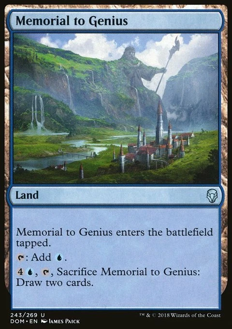 Magic the Gathering MTG Memorial to Genius (243) Dominaria   LP - Image 1 of 1
