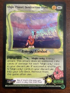 DBZ CCG Majin Planet Destruction Blast FOIL Rare LIMITED Dragon Ball Z Score TCG - Picture 1 of 12