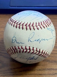 1964 L.A. ANGELS TEAM SIGNED AUTOGRAPHED OAL CRONIN BASEBALL!  Rigney, Vic Power - Picture 1 of 6