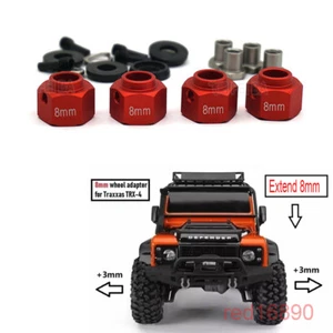 RC 4Pcs 8MM Wheel Extend Adapter 12mm Hex Hubs TRX4 1:10 Model Car Truck - Picture 1 of 4