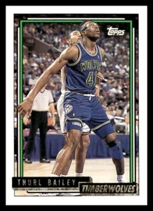 1992 Topps #59 Thurl Bailey Minnesota Timberwolves - Picture 1 of 2