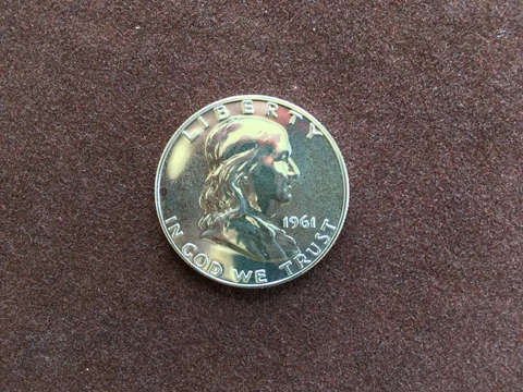 1961 PROOF FRANKLIN HALF DOLLAR Cover